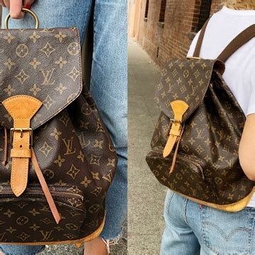 How To Spot A Real Louis Vuitton Montsouris Backpack .